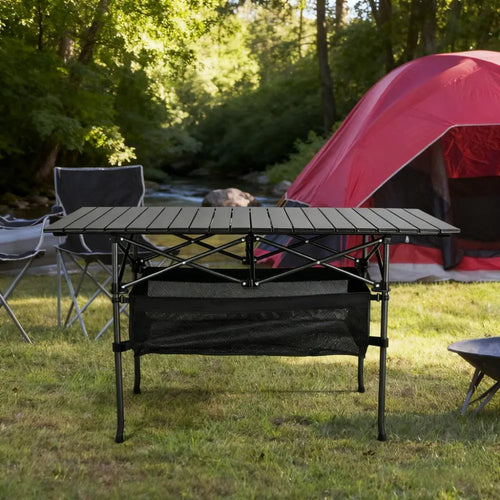 47"x21.65"x26.7" Folding Aluminum Camping Table