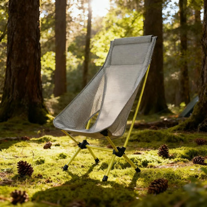 1 lb 8 oz High - Back Camping Chair with Enhanced Support & Compact Packing