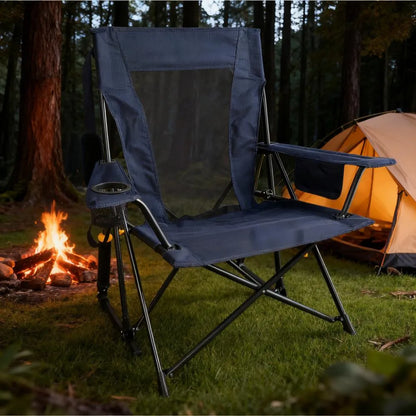 Outdoor Extra-Large Portable Rocking Chair with Storage Pocket (Buy 2 Get 2 Free)