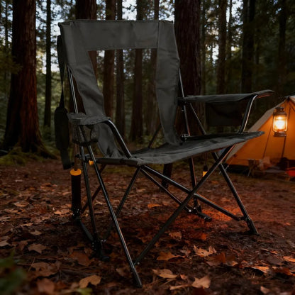 Outdoor Extra-Large Portable Rocking Chair with Storage Pocket (Buy 2 Get 2 Free)