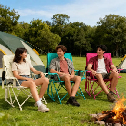 Outdoor Extra-Large Portable Rocking Chair with Storage Pocket (Buy 2 Get 2 Free)